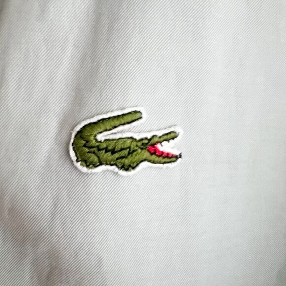 Vintage Lacoste MAde in France Plaid Plain Reversible Bomber Jacket - Picture 5 of 9